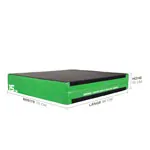 Sport-Tec Jumping Trainer Soft Plyo Box, 15 cm, stackable, green