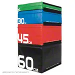 Sport-Tec Jumping Trainer Soft Plyo Box, 45 cm, stackable, red