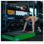 Image shows Sport-Tec Jumping Trainer Soft Plyo Box, 60 cm, stackable, black