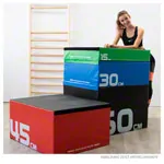 Image shows Sport-Tec Jumping Trainer Soft Plyo Box, 60 cm, stackable, black