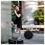 Sport-Tec jumping trainer 3-in-1 Plyo Box made of wood, 75x60x50 cm