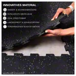 Sport-Tec floor protection mat 1 m, 4 mats  50x50 cm + 8 edge pieces
