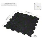 Sport-Tec floor protection mat 1 m, 4 mats  50x50 cm + 8 edge pieces