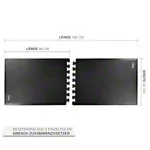 Sport-Tec anti-tiredness mat, 2 modules  90 cm, 180x65x1,3 cm, black