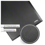 Sport-Tec anti-tiredness mat, 2 modules  90 cm, 180x65x1,3 cm, black