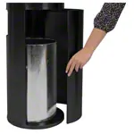 Sport-Tec disinfectant wipe dispenser, stainless steel black incl. 400 wipes