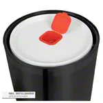 Sport-Tec disinfectant wipe dispenser, stainless steel black incl. 400 wipes