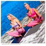 Image shows AIREX Pilates and Yoga mat ECO Pro, LxWxH 180x61x0,4 cm