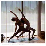 Image shows AIREX Yoga mat Calyana Start Studio, incl. eyelets, LxWxH 185x65x0,5 cm