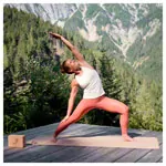AIREX yoga block ECO made of cork, 22,5x15x7,4 cm