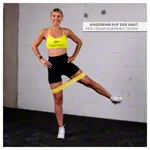 Sport-Tec Fitness textile loop, 32x5,8 cm, light, red
