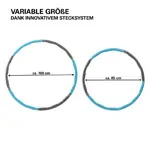 Image shows Sport-Tec Hula Hoop,  100 cm, 1,5 kg, incl. tape measure
