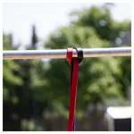 Sport-Tec Powerband made of latex, 104x2,2 cm, light, red