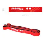 Sport-Tec Powerband made of latex, 104x2,2 cm, light, red