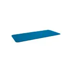 Pilates and yoga mat, LxWxH 140x60x0.6 cm, blue