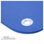 Image shows Pilates and yoga mat incl. eyelets, LxWxH 140x60x0.6 cm, blue
