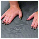 AIREX pilates and yoga mat 190 incl. eyelets, LxWxH 190x60x0.8 cm