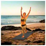 AIREX yoga mat CALYANA Pro, LxWxH 185x65x0.7 cm, stone gray
