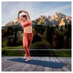 AIREX yoga mat CALYANA Start, LxWxH 185x65x0,5 cm, ocean blue