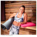 Image shows AIREX gymnastic mat Fitline 180, LxWxH 180x60x1 cm