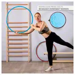 Gymnastic hoops made of plastic,  70 cm, 340 g