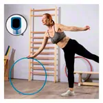 Gymnastic hoops made of plastic,  70 cm, 340 g