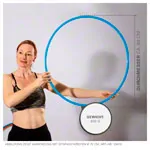 Gymnastic hoops made of plastic,  80 cm, 400 g