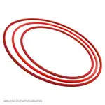 Image shows Gymnastics hoop made of plastic,  80 cm, 388 g
