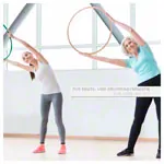 Wooden gymnastic hoop,  90 cm
