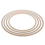 Wooden gymnastic hoop,  90 cm