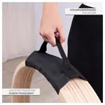 Image shows Wooden gymnastic hoops, set of 10, � 60 cm, incl. carrying handle