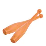 Gymnastic club made of hardwood, set of 2, 36 cm