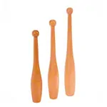 Gymnastic club made of hardwood, set of 2, 36 cm