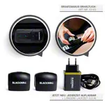 Image shows BLACKROLL Compression Boots 2.0, size S, Akku