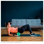 Image shows BLACKROLL Med (soft), � 15x30 cm, white / green