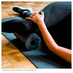 Image shows BLACKROLL set, 3 pieces., 3 weights