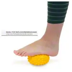 Image shows Sensy ball, � 10 cm, yellow, 2 pieces