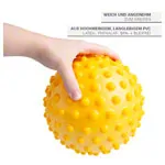 Image shows Sensy ball, � 20 cm, yellow