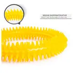 Image shows Spiky massage ring, � 16 cm, yellow