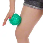 Reflex ball,  10 cm, green-transparent