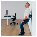 Image shows BLACKROLL standard (medium), � 15x30 cm, black