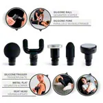 Image shows BLACKROLL Fascia Gun-Set + Heat Head