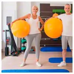 PEZZI gymnastics ball,  42 cm, yellow