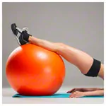 PEZZI gymnastics ball,  53 cm, orange