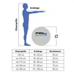 Image shows PEZZI gymnastics ball, � 120 cm, orange