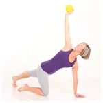 TOGU Gymnastikball JACARANDA,  12,5 cm, 400 g, gelb