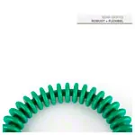Lamellar ring made of PVC,  16 cm, Set of 4: once blue, green, red, yellow