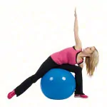 GYMNIC exercise ball,  65 cm, blue