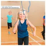 Image shows Skipping rope speed rope set, adjustable, 300 cm, 10 pieces, incl. storage bag