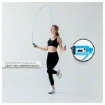 Image shows Skipping rope with counter, adjustable, 280 cm